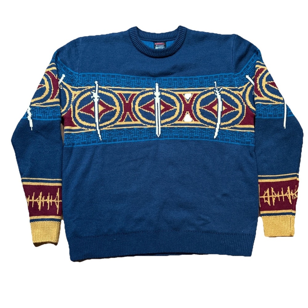 Dragonsteel Book Stormlight Holiday Sweater Haley Lazo and Ben McSweeney Size XL